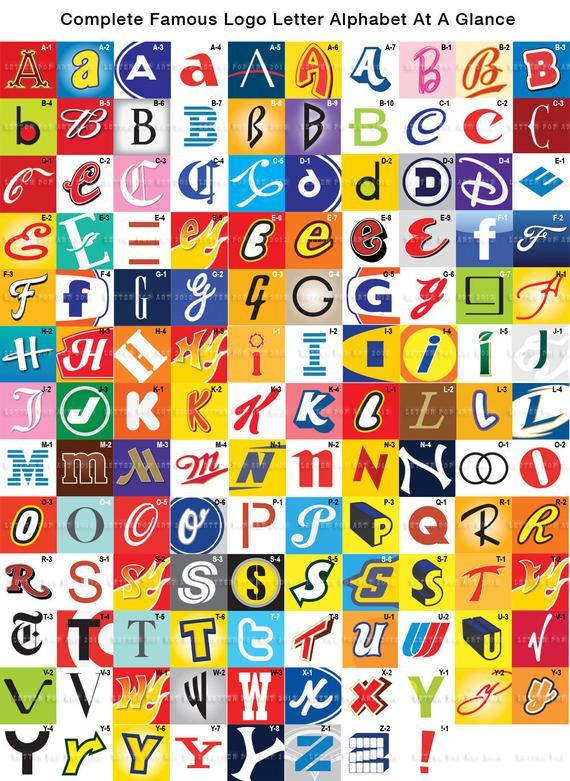 Famous Letter Logo - Alphabet Pop Art Print Using Toy Story Logo Letter T