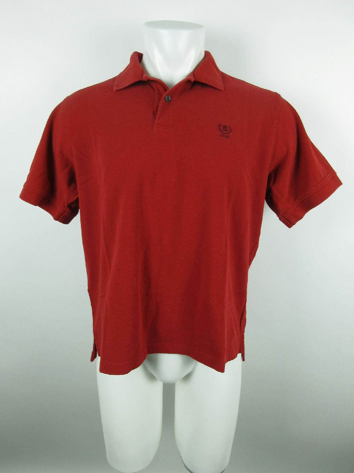 Izod Shirt Logo - Izod Men's sz L Cotton Short Sleeve Logo Embroidered Red Polo Casual ...