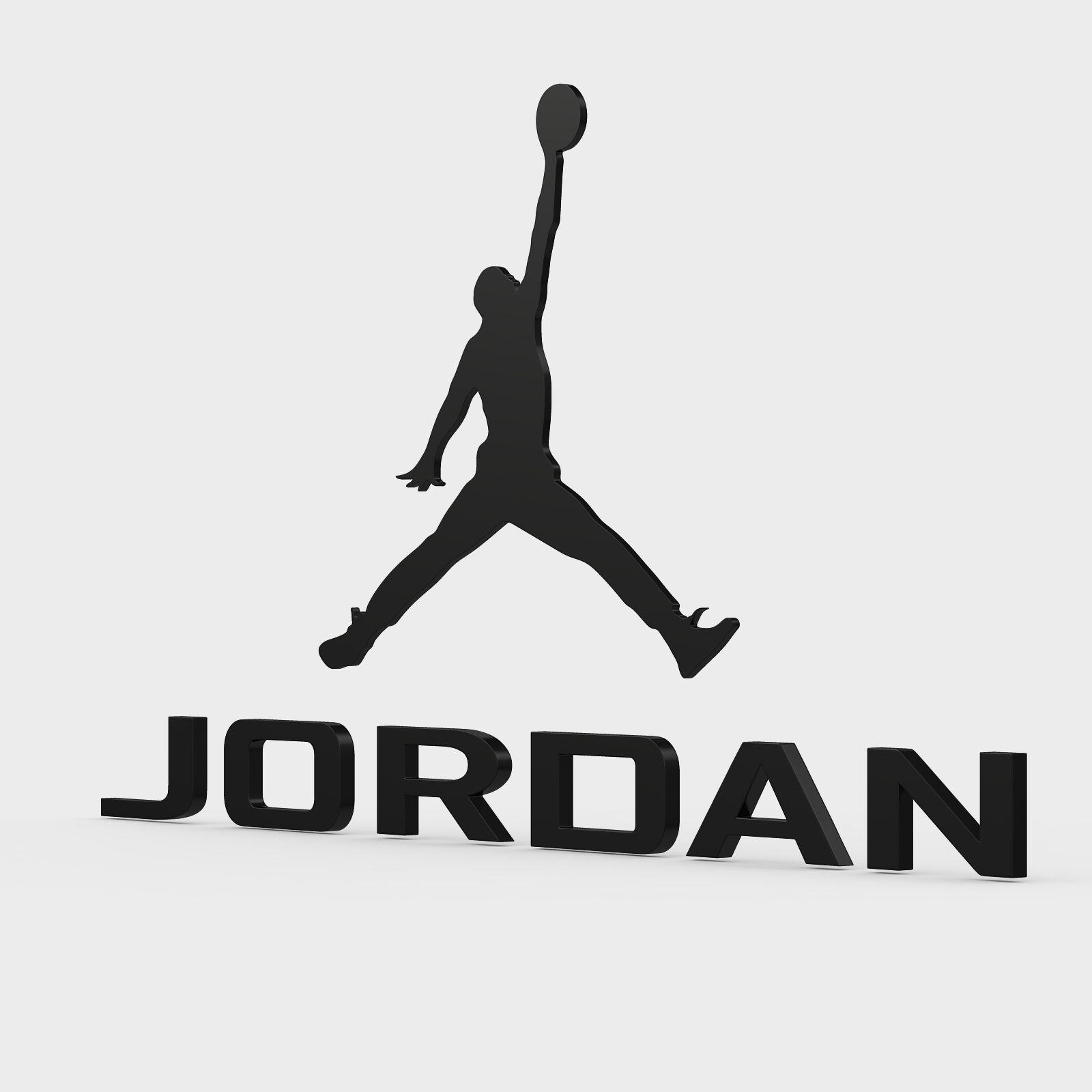 Team Jordan Logo - jordan logo 3D | CGTrader