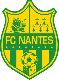 Green and Yellow Football Logo - FC Nantes