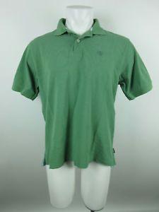 Izod Shirt Logo - Izod Men's sz L Cotton Logo Embroidered Silk Wash Green Polo Casual ...