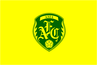 Green and Yellow Football Logo - Asian Football Confederation