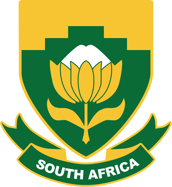 Green and Yellow Football Logo - South Africa national football team