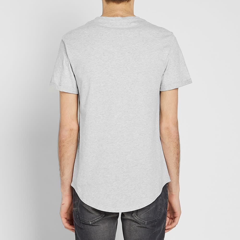 Balmain Coin Logo - Shop Balmain Coin Logo Tee In Grey