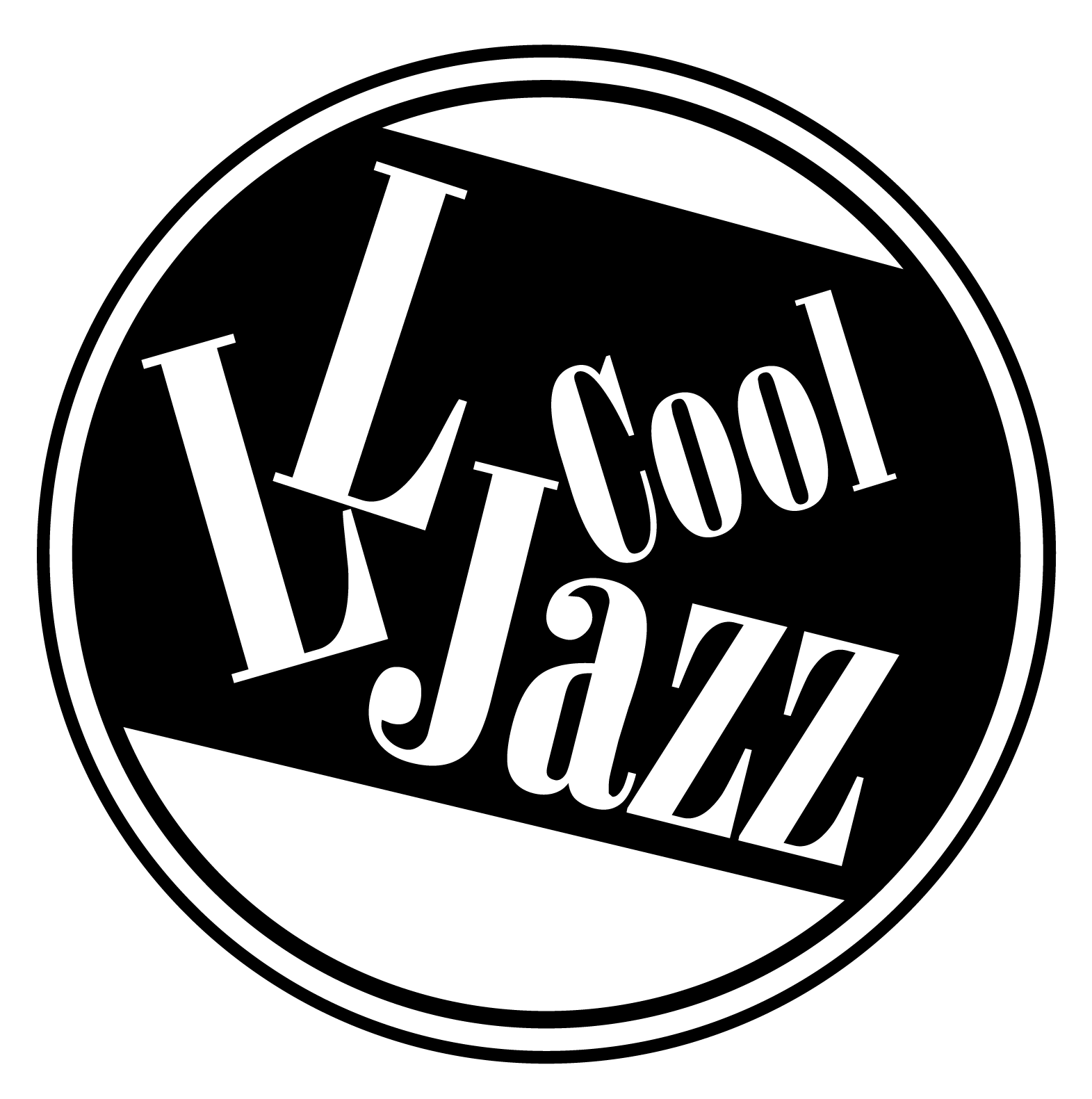 Cool BW Logo - LL Cool Jazz logo b&w 2. LL. Sydney's coolest jazz duo