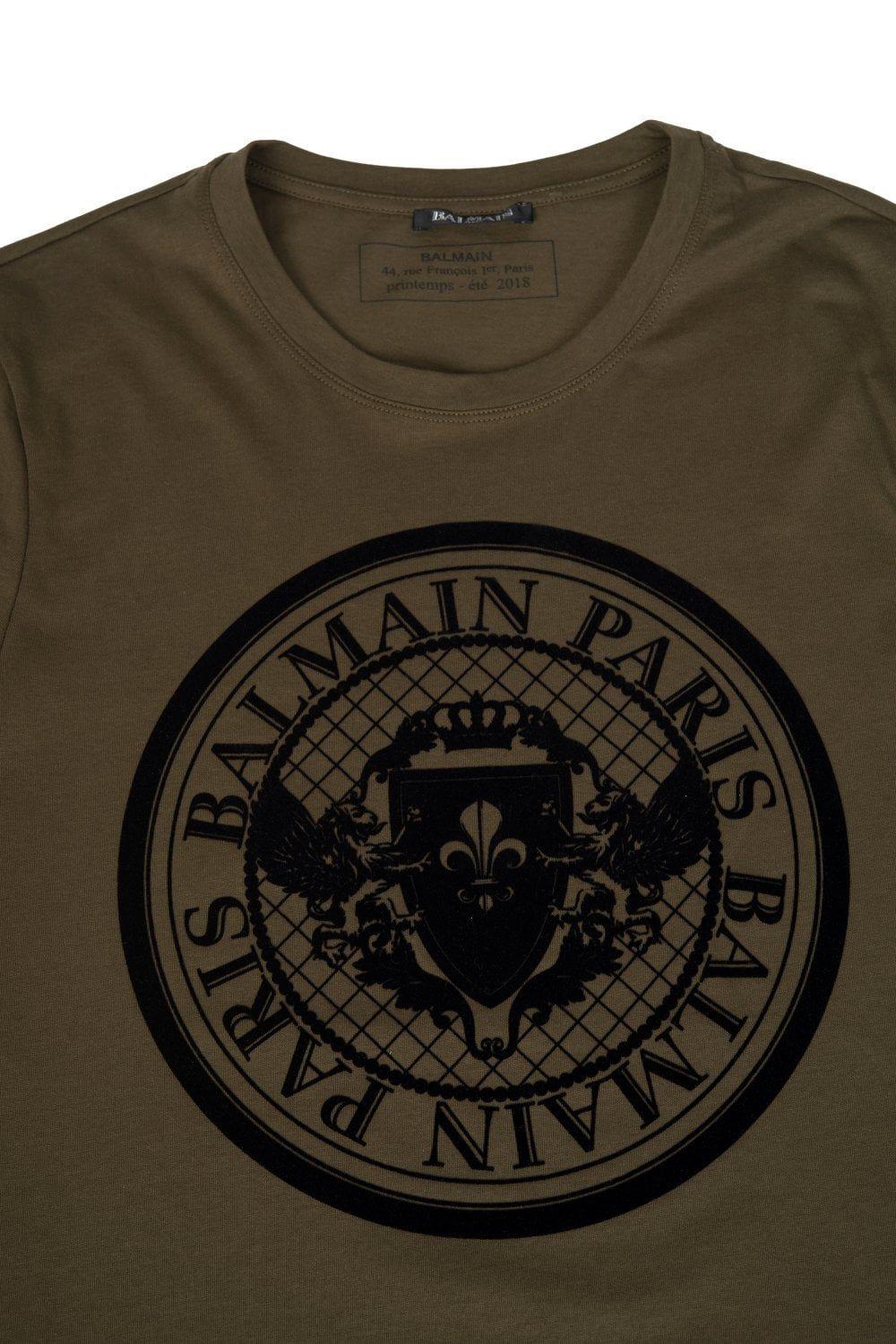 Balmain Coin Logo - BALMAIN Balmain Paris Coin Logo T-shirt - Uncategorised from Circle ...