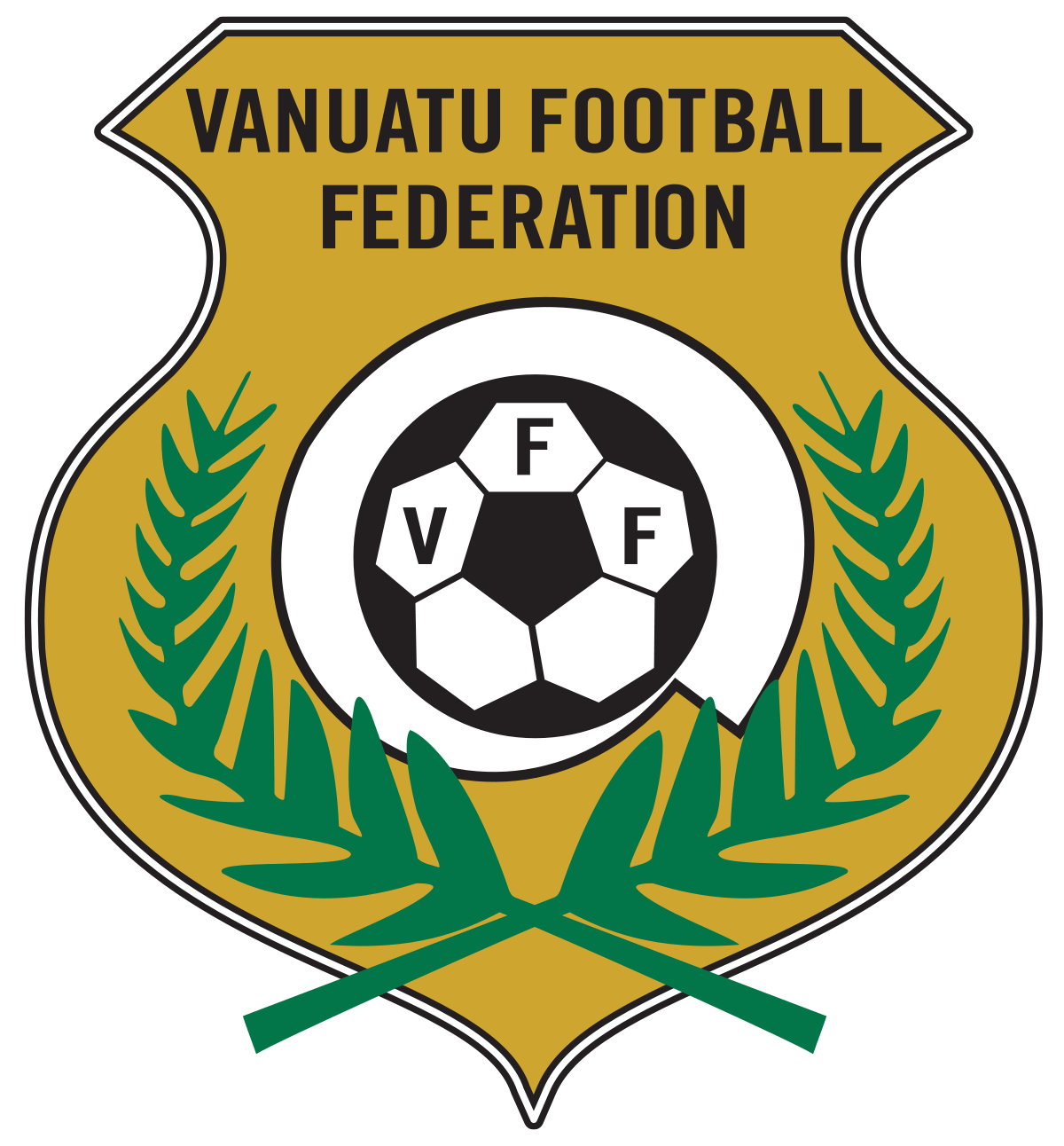 Green and Yellow Football Logo - Vanuatu national football team