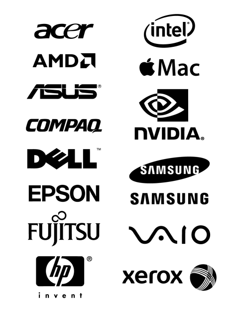 Compaq Computer Logo - Free Logo Vector Brands Acer, Intel, AMD, Apple Mac, Asus, Compaq ...