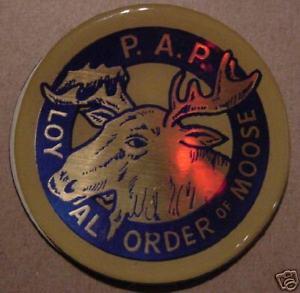 Loyal Order of Moose Logo - PAP LOYAL ORDER Of MOOSE LOGO 7 8 REFRIGERATOR FRIDGE MAGNET NEW