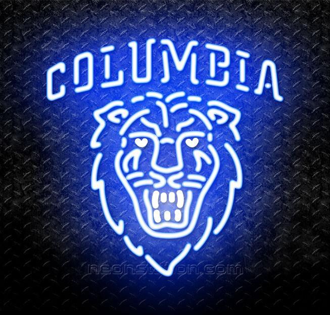 Columbia Lions Logo - NCAA Columbia Lions Logo Neon Sign // Neonstation