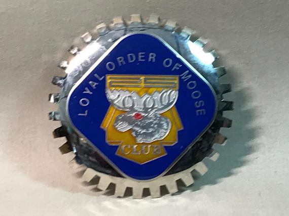 Loyal Order of Moose Logo - Loyal Order of Moose 25 Club Car Grille Badge Emblem