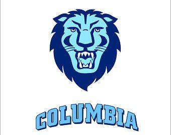 Columbia Lions Logo - Columbia lions | Etsy