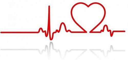 Heart Beat Logo - Heart With Heart Beat Logo Clipart