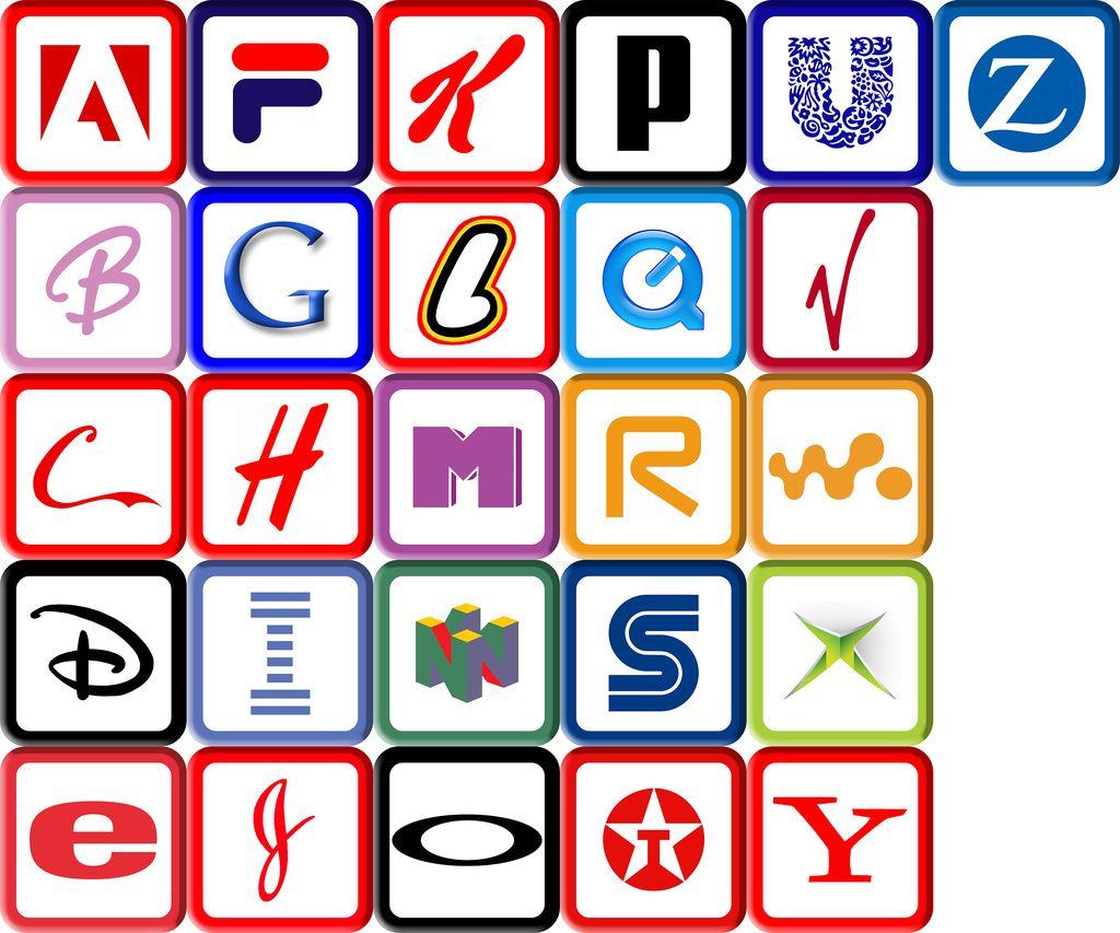 Famous Letter Logo - The Brand Alphabet