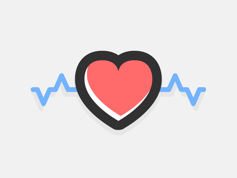 Heart Beat Logo - Heartbeat Logo by Dave Stadler | Dribbble | Dribbble