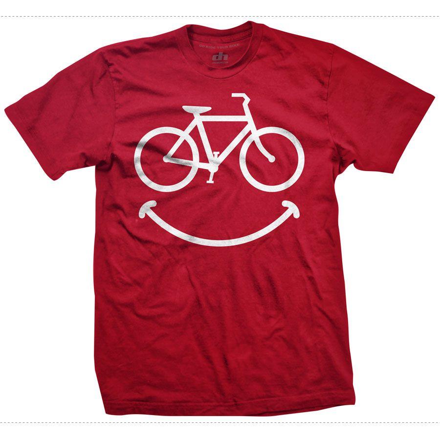 Red Smiley I Logo - SMILEY RED | dhdwear.com - Bike T-Shirts for Cyclists