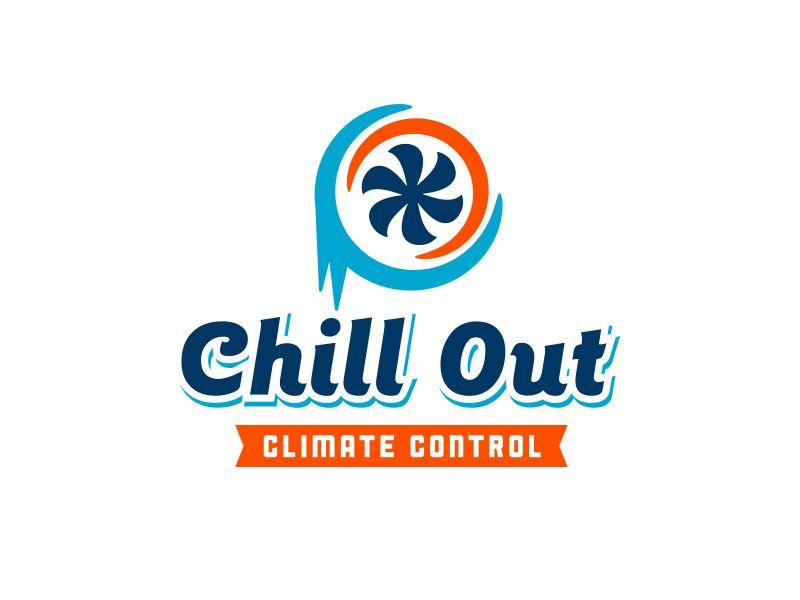 Chill Out Logo - Chill Out Climate Control Logo by Martin Merida | Dribbble | Dribbble