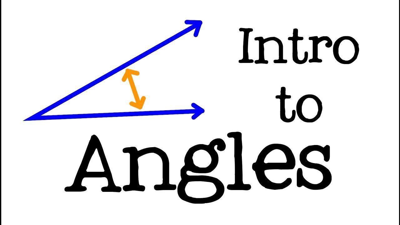 Red and Blue Obtuse Lines Logo - Intro to Angles for Kids: Understanding Angles for Children ...