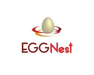 Nest Egg Logo - Egg Nest Designed