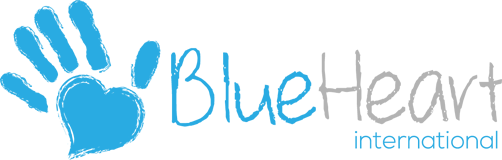 Blue International Logo - Blue Heart International