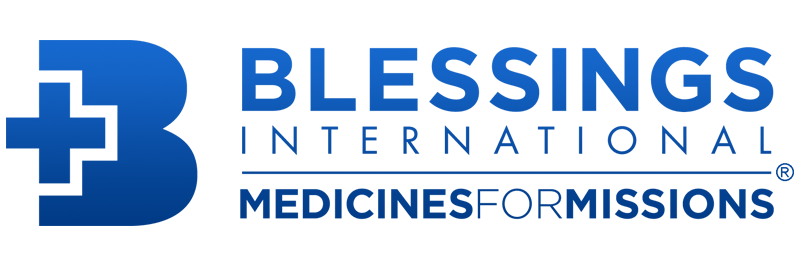 Blue International Logo - Blessings International | Medicines for Missions
