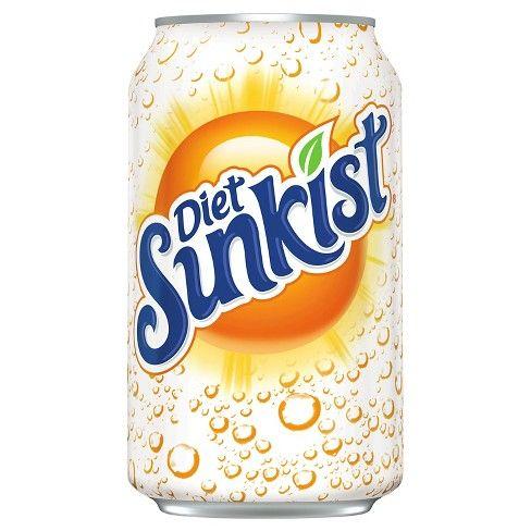 Diet Sunkist Orange Cans Logo - Diet Sunkist Orange Soda - 12pk/12 Fl Oz Cans : Target