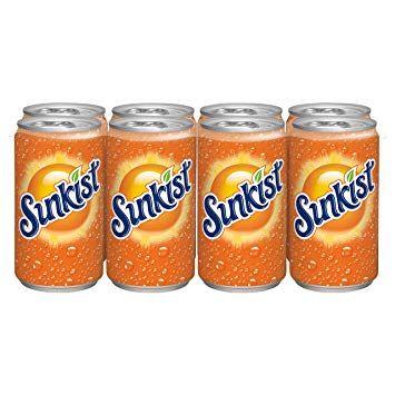 Diet Sunkist Orange Cans Logo - Amazon.com : Sunkist Orange Soda, 7.5 oz (24 Cans) : Grocery ...