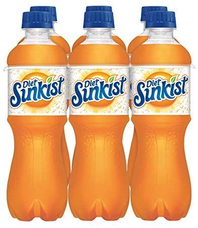 Diet Sunkist Orange Cans Logo - Amazon.com : Sunkist Diet Orange Soda, 16.9 Fl Oz, 6 Ct : Grocery ...