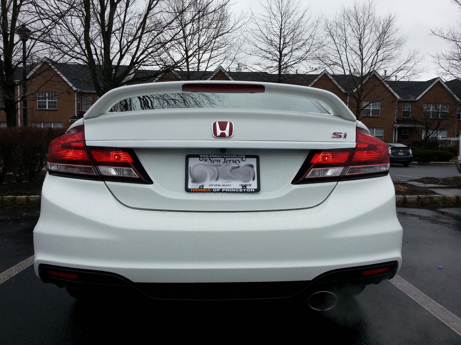 2013 Honda Civic Logo - Red Honda Emblems Installed! :D