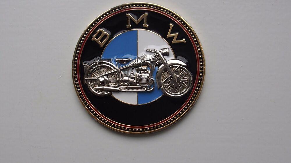 Old BMW Logo - Vintage BMW motorcycle badge bike emblem badge - BMW motorrad old ...