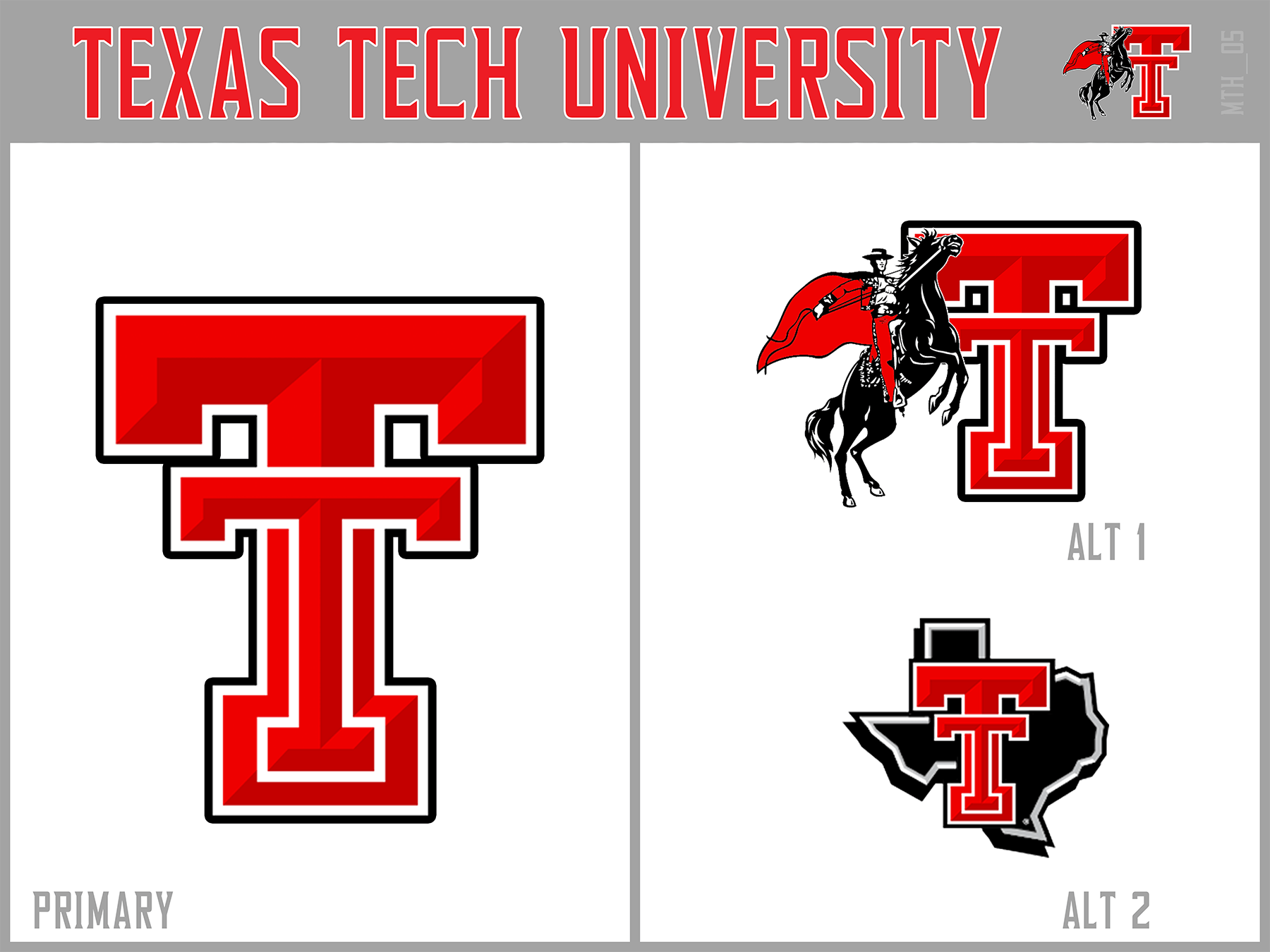 Texas Tech Logo - Texas Tech Concept - Concepts - Chris Creamer's Sports Logos ...