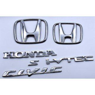 VTech Logo - Buy Honda Civic S I Vtech Logo Monogram Emblem Badge Online 39