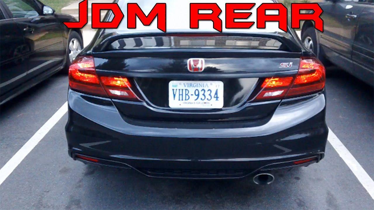 2013 Honda Civic Logo - Civic Si JDM Rear Emblem Install