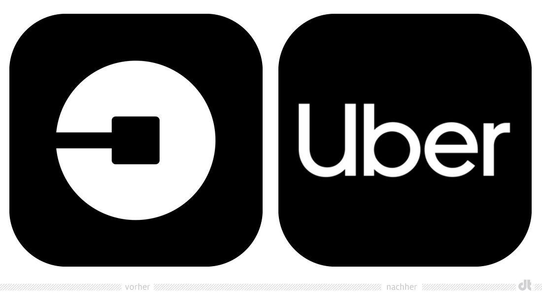 Uber App Logo - Uber App Icon – vorher und nachher – Design Tagebuch