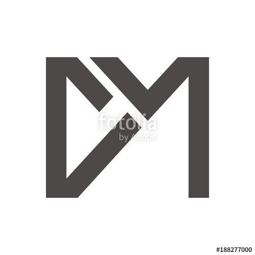 Cm Logo - CM logo initial letter design template vector illustration Stock