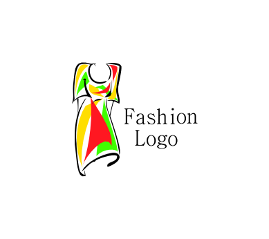 Transparent Fashion Logo - Fashion dress colourful vector logo download | Vector Logos Free ...