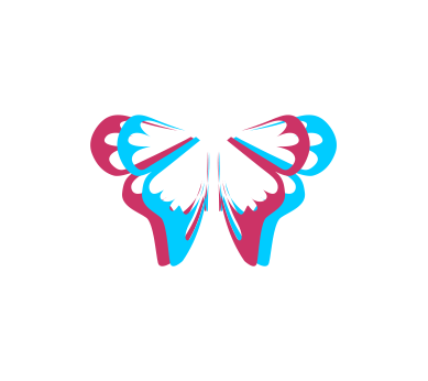 Transparent Fashion Logo - Vector 3d butterfly fashion logo download | Vector Logos Free ...