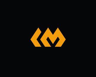 Cm Logo - Monogram CM Designed