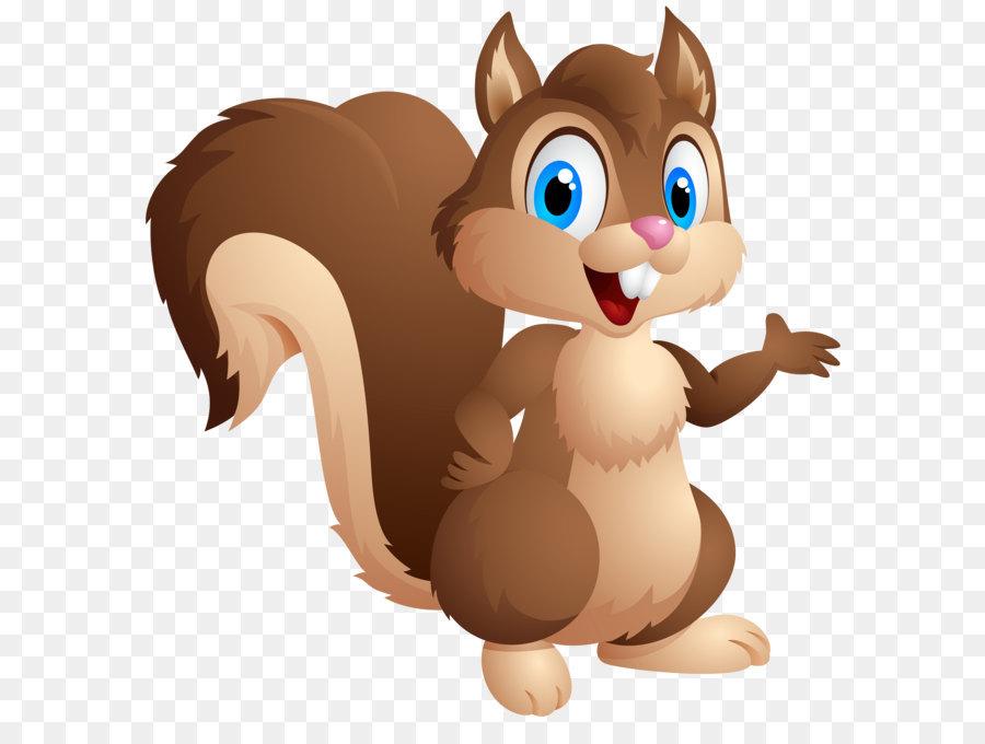 Red Squirrel Animated Logo - Chipmunk Cartoon Eastern gray squirrel Clip art - Cute Squirrel ...