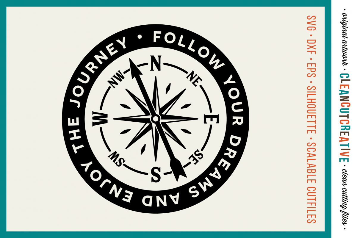Follow Your Dreams Logo - Follow Your Dreams and Enjoy the Journey - SVG DXF EPS PNG ...