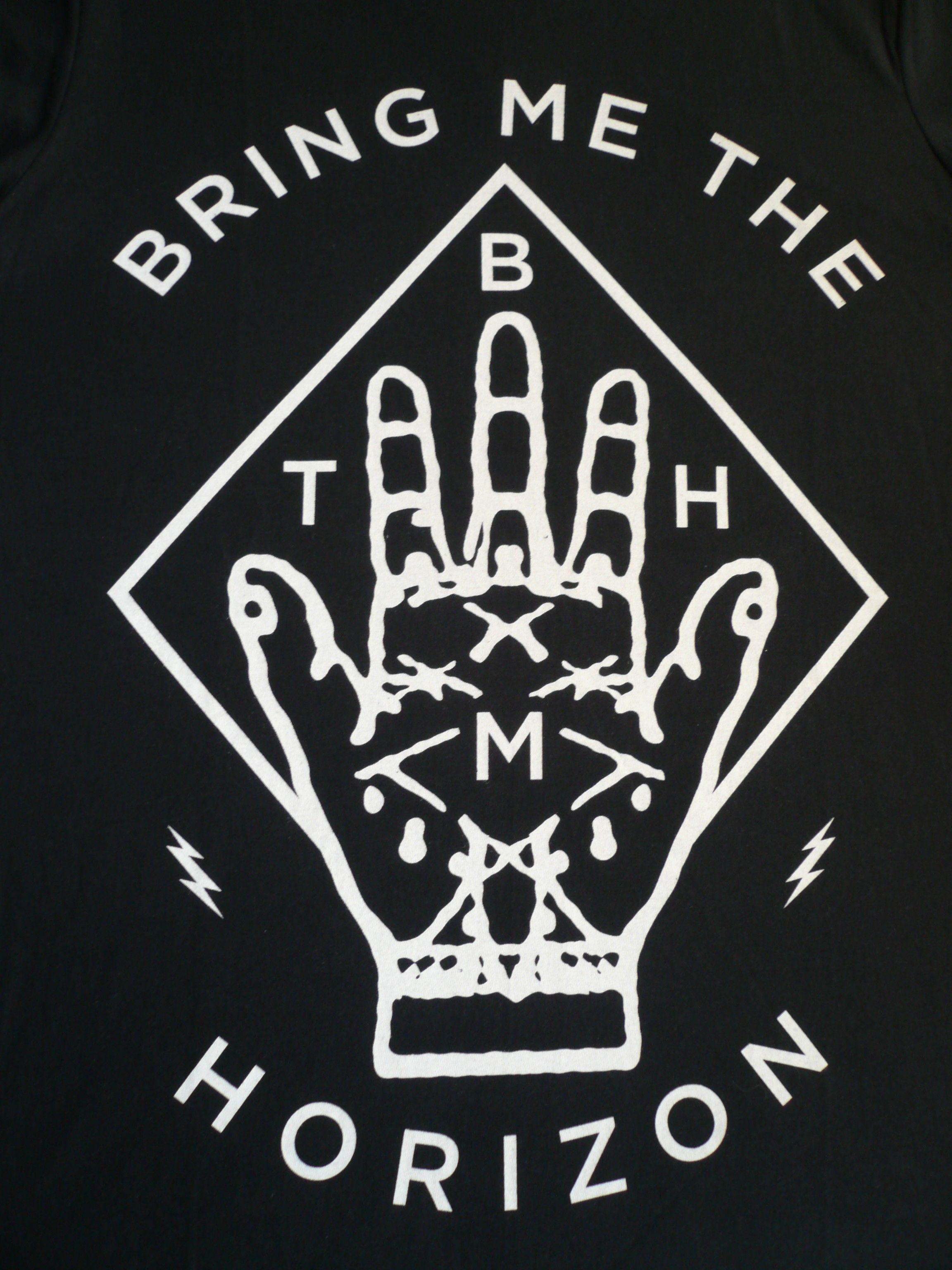 Bring Me the Horizon Logo - Bring Me the Horizon Diamond hand T-Shirt Amsterdam Waterlooplein