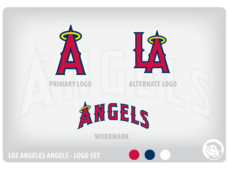 LA Angels Logo - Los Angeles Angels Rebrand Creamer's Sports
