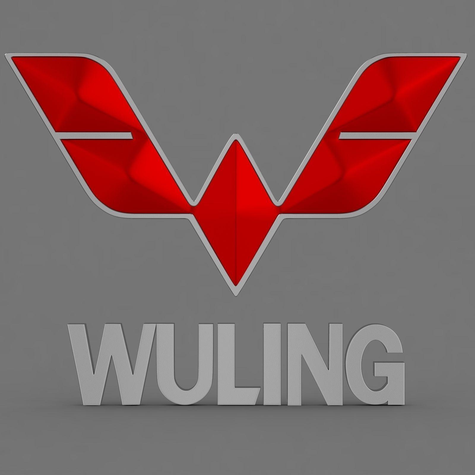 Wuling Logo - 3D wuling logo emblem | CGTrader