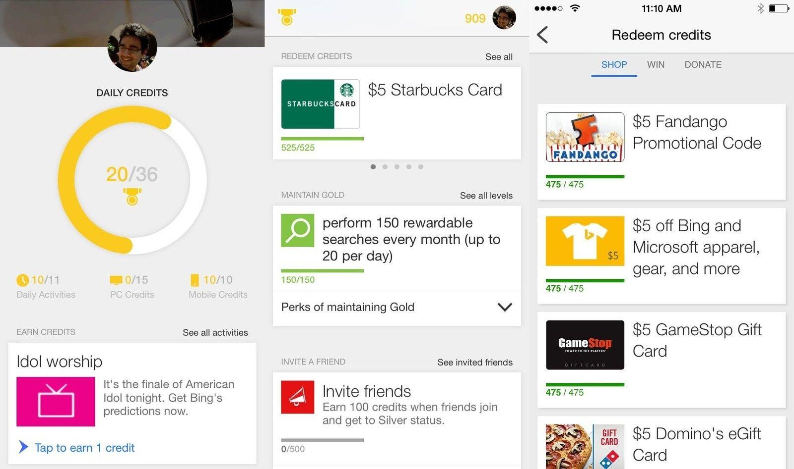 Bing Rewards Logo - Microsoft adds faster ways to earn Bing Rewards on the iPhone and ...