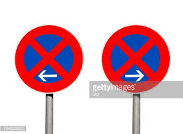 Red and Blue Circle Logo - legal does this road sign mean? Germany; red circle and X