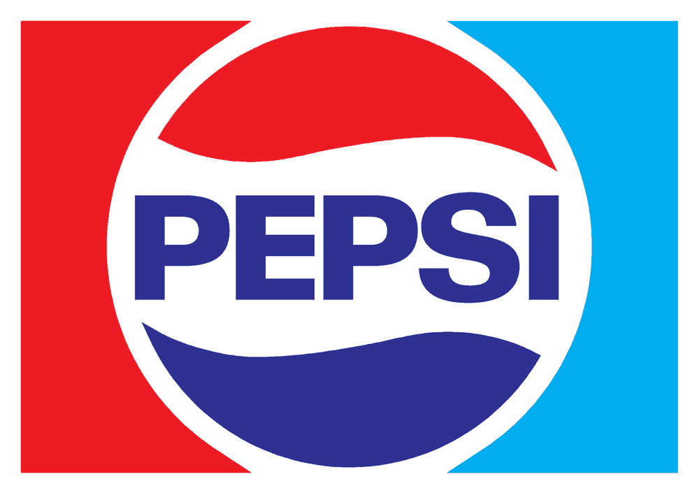 Red and Blue Circle Logo - History of the Pepsi Logo Design