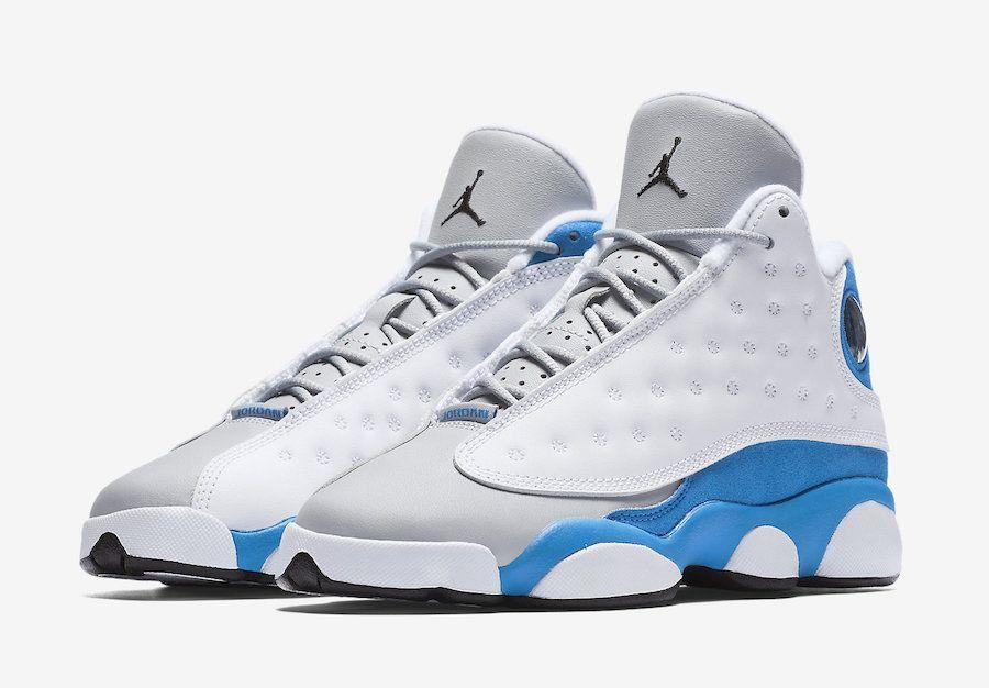 Blue and White Jordan Logo - Air Jordan 13 Italy Blue 439358-107 Release Date | SneakerFiles