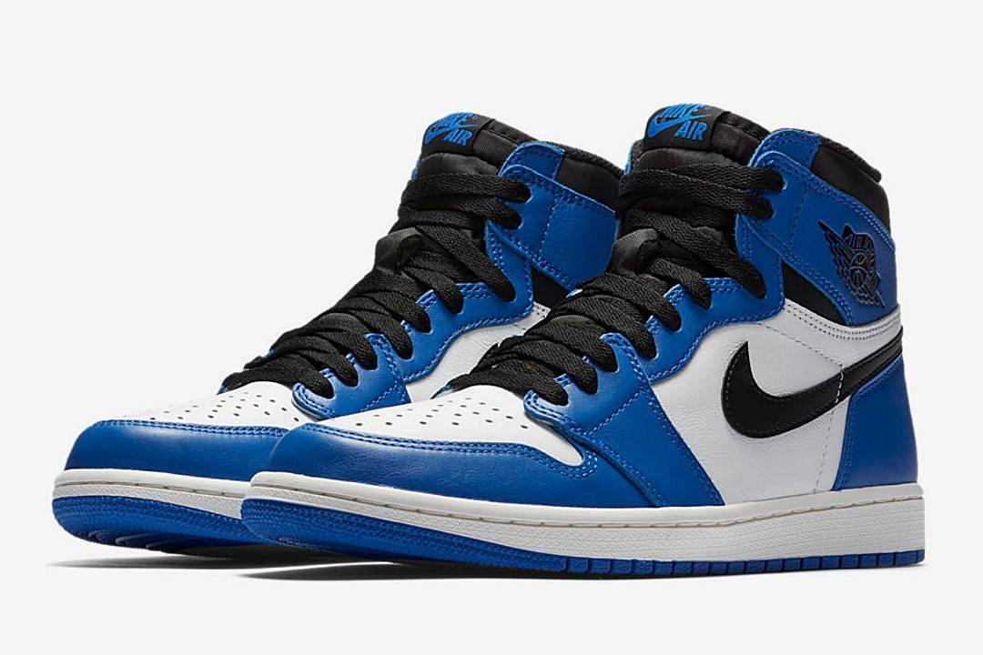 Blue and White Jordan Logo - Jordan Brand Unveils Air Jordan 1 White/Royal - XXL