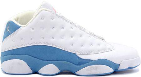 Blue and White Jordan Logo - Air Jordan 13 (XIII) Retro Womens Low White / Metallic Silver ...