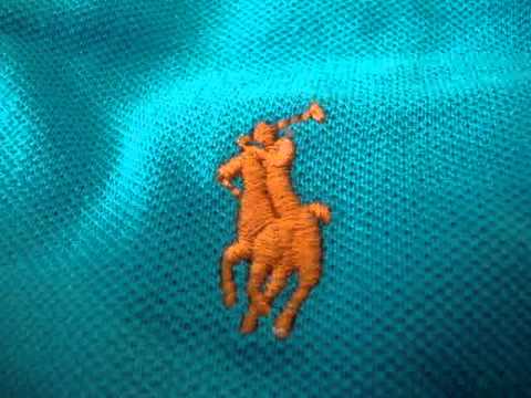 Fake Polo Logo - How to spot a fake Ralph Lauren Polo shirt. - YouTube